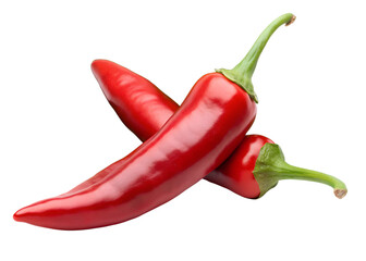 red hot chili pepper on transparent background png