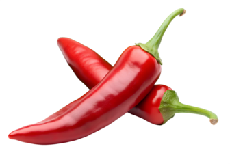 red hot chili pepper on transparent background png