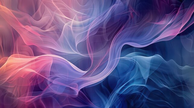 mesmerizing digital art piece featuring organic flowing lines in soothing color palette creating abstract wallpaper design with calming yet dynamic energy