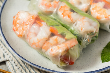 Homemade Vietnamese Shrimp Spring Rolls
