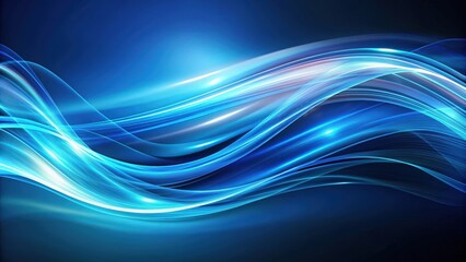 Image of flowing blue motion representing vibrant energy and movement, blue, motion, flowing, energy, vibrant, movement, abstract