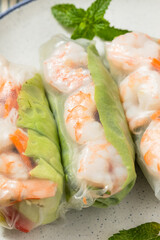 Homemade Vietnamese Shrimp Spring Rolls