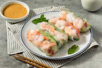 Homemade Vietnamese Shrimp Spring Rolls