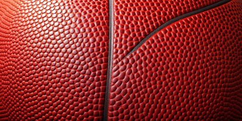 Vibrant red basketball court surface resembling leather with visible texture , sports, basketball, court, texture