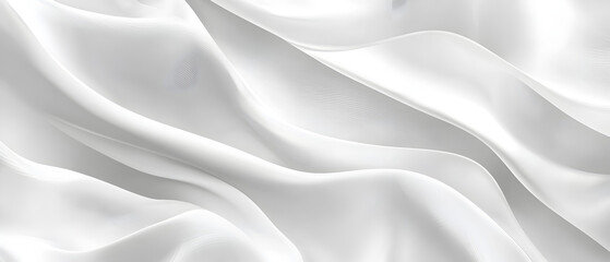 Obraz premium A flat vector illustration of a white background with a delicate fabric texture, featuring small, subtle shadow waves. The texture is smooth and minimal, with light shadows adding depth and dimension