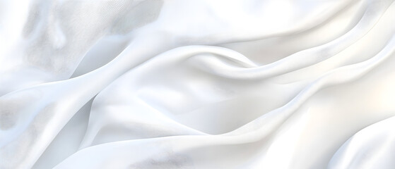 Obraz premium A flat vector illustration of a white background with a delicate fabric texture, featuring small, subtle shadow waves. The texture is smooth and minimal, with light shadows adding depth and dimension
