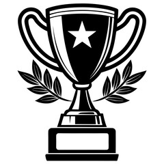 Award Vector Design - SVG, Cricut Files, and Clipart for Trophies & Medals, Perfect for Logos & T-Shirt Graphics