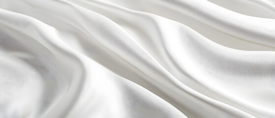 A flat vector illustration of a white background with a delicate fabric texture, featuring small, subtle shadow waves. The texture is smooth and minimal, with light shadows adding depth and dimension