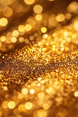 back ground abstract fantasy golden glitter and black de focused for posting and status generated by AI