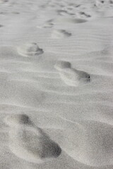 Foot Prints in Sand
