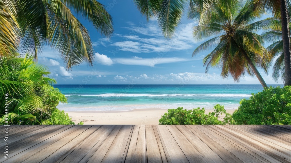 Wall mural Tropical Beach Paradise