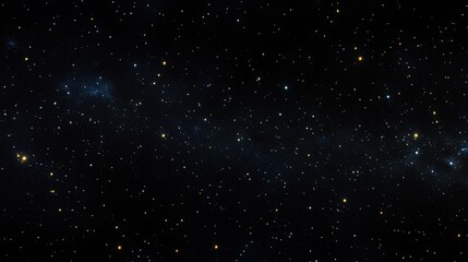 Fototapeta premium A vast expanse of a starry night sky filled with numerous twinkling stars and cosmic dust in a dark background.