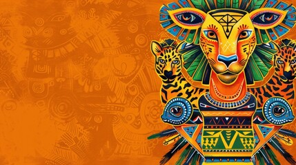 Obraz premium Tribal Animal Design.