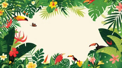 Tropical Toucan Frame.