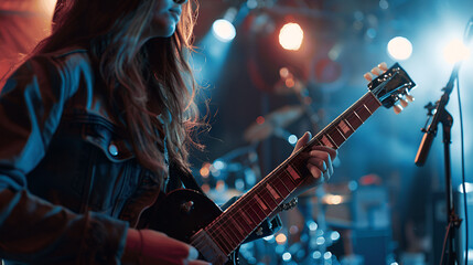 Obraz premium guitar and concert