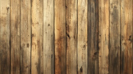 Fototapeta premium An amazing anime background of rustic wood planks, with a repeating pattern that highlights the charm of natural, textured surfaces