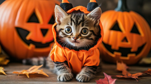 Cute kitten halloween costumes clearance