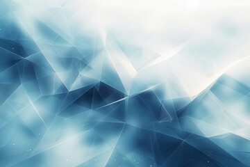 Abstract blue geometric shapes background