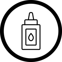 Liquid Glue Vector Icon Design