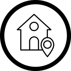 Home Destination Vector Icon Design