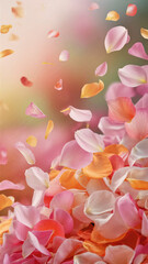 Fototapeta premium Rose Petals Background