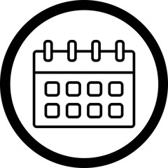 Calendar Vector Icon Design