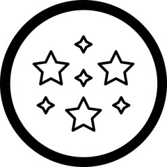 Stars Vector Icon Design