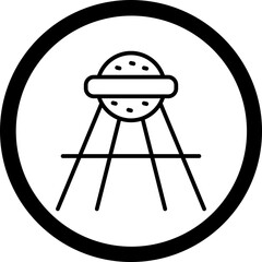 Sputnik Vector Icon Design