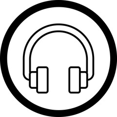 Headphones Vector Icon Design