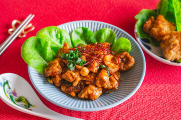 鶏肉とカシューナッツ炒め