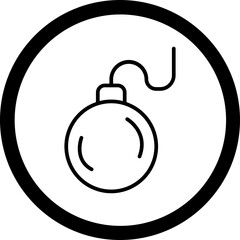 Bomb Vector Icon Design