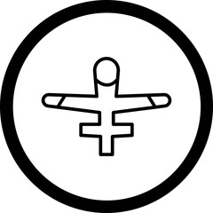 Obraz premium Drone Vector Icon Design