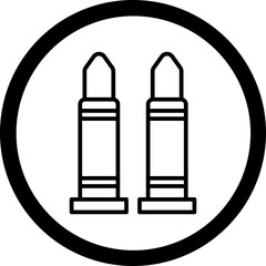 Ammo Vector Icon Design