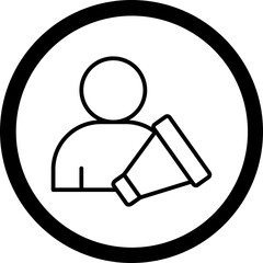 Film Director Vector Icon Design