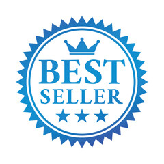 Best seller badge logo design | Vector Illustration
