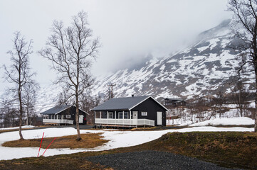 nature sceneries on the road frem tennevoll to Alta, Northern Norway