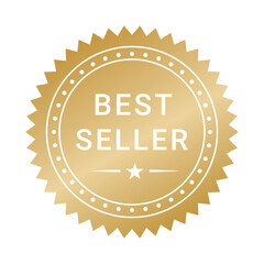 Best seller badge logo design | Vector Illustration