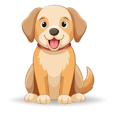 Adorable Cartoon Dog Playful and Full of Character