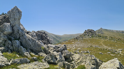 Paysage des Esquerdes de Rotjà (massif du Canigó)