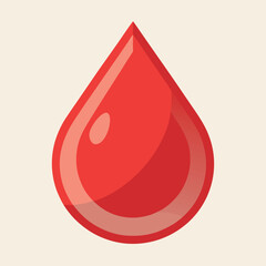Fototapeta premium Blood Drop Vector Design Illustration