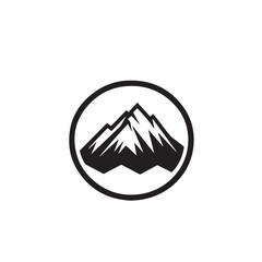 Simple mountain logo design inspiration