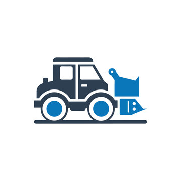 recommend clip art: Snow plow icon, Pickup truck plowing snow icon