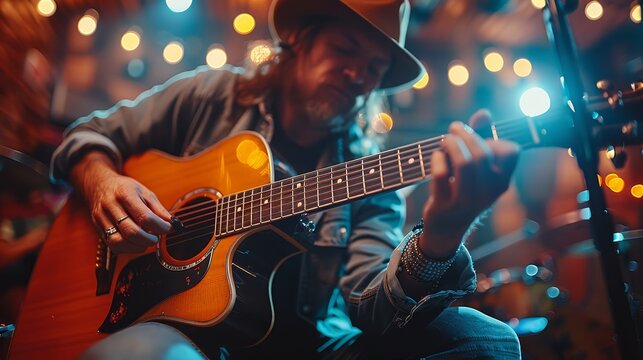 Guitar acustic music background