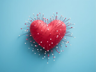Gorgeous Bunch of Heart Shaped Balloons on a String