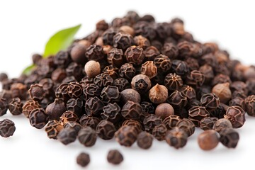 pepper on white background