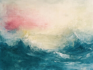 Fototapeta premium abstract water rip curl painting