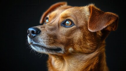 A realistic animal portrait with detailed color corrections and digital retouching