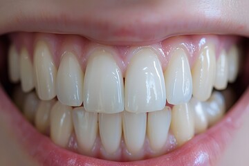 Bright and Healthy Smile Showcasing Perfectly Aligned Teeth