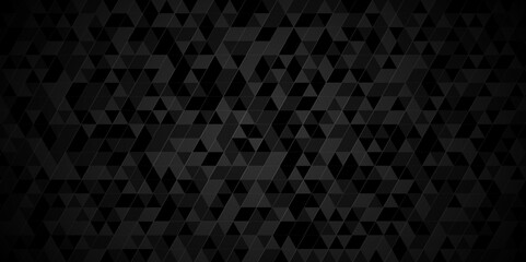Vector abstract geometric seamless technology gray and black cube square paper background. surface creative diamond pattern gray Polygon Mosaic triangle, business and corporate background.