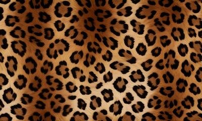 Leopard print pattern , close-up view of the distinctive spotted fur texture of a leopard 